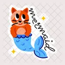Cat Mermaid  Icon