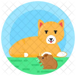 Cat Mouse  Icon