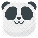 Cat Mouth Panda Emoji Icône