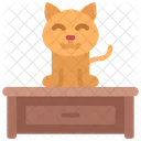 Cat On Drawer  Icon