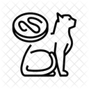 Cat Parasite Worm Icon