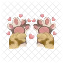 Cat paw  Icône