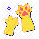 Cat Paws Cat Feet Animal Paws Symbol