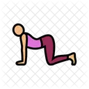 Cat Cow Pose Icon