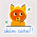 Cat Skincare Pet Skincare Cute Kitten Icono