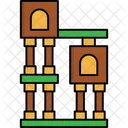 Cat Tree Home Cat Tree Cat Condo Icon