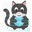 Cat Wool Ball  Icon