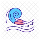 Cataclysm Flood Disaster Icon