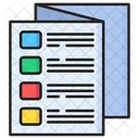 Catalogue Book Index Icon