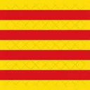 Catalonia Flag Country Icon