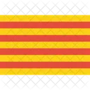 Catalonia Catalunya Flag Icon