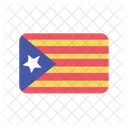 Cataluna Bandera Pais Icono