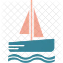 Catamaran Boat Transportation Icon