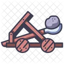 Medieval Castle Catapult Icon