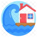 Flood Disaster Catastrophe Icon