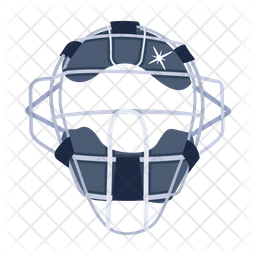 Baseball Catcher Sports Icon Flat Style Stock Vector by ©iconfinder  490793672