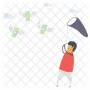 Catching Money  Icon