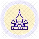 Catedral De Sao Basilio Moscou Russia Ícone
