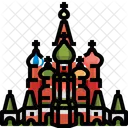 Catedral De Sao Basilio Na Praca Vermelha Moscou Marco Ícone