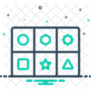 Categories Classification Set Icon