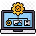 Categorization Laptop Setting Icon