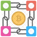 Blockchain Decentralizzato Rete Icon