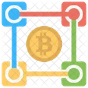 Blockchain Decentralizzato Rete Icon