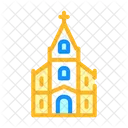 Catholic Temple Color Icon