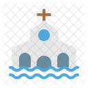 Catholic Church Water Icon