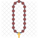 Beads Cross Catholic Icon