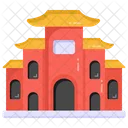 Church Structure Sanctuary Building Christian Building Icon