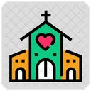 Dia De San Valentin Catolica Iglesia Icono