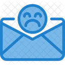 Brutta Carta Cattivo Contenuto Umore Triste Icon