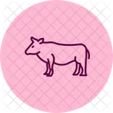 Cattle Beside Field Cattle Field Icon