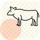 Cattle Beside Field Cattle Field Icon