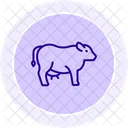 Cattle Farm Agriculture Icon