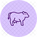 Cattle Farm Agriculture Icon