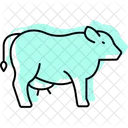 Cattle Farm Agriculture Icon