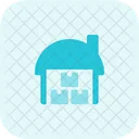 Cattle Shed Boxes Warehouse Cattle Shed Icon