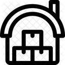 Cattle Shed Boxes Warehouse Cattle Shed Icon
