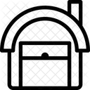 Cattle Shed Open Cattle Shed Warehouse Icon