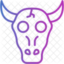 Cattle Skull Western Adornment Icon