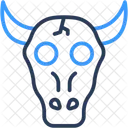Cattle Skull Western Adornment Icon