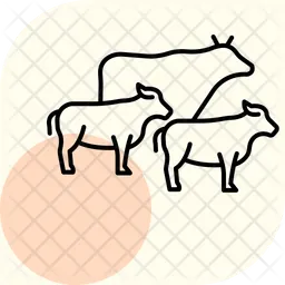 Cattle walking trail  Icon