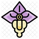 Cattleya Orchid Wild Flower Icon