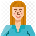 Avatar Caucasian Woman アイコン