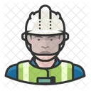 Caucasian Man Worker Construction Caucasian アイコン