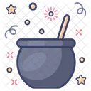 Caldron Cooking Pot Halloween Pot Icon