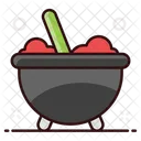 Cauldron Cooking Pot Halloween Pot Icon