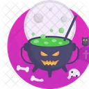 Halloween Cauldron Poison Icon